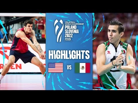 Usa Vs Mex Highlights Preliminary Phase Men S World Championships