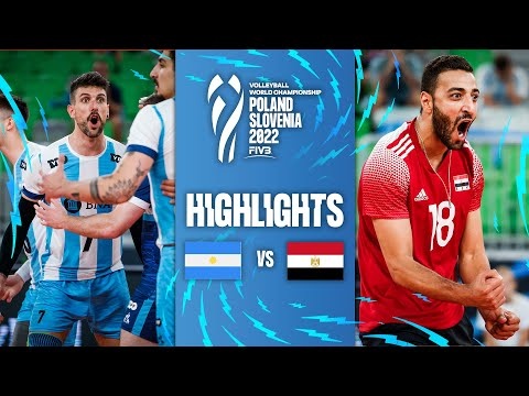 Arg Vs Egy Highlights Preliminary Phase Men S World Championships