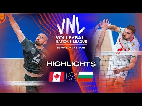 CAN Vs BUL Highlights Week 2 Men S VNL 2023 Volleybox