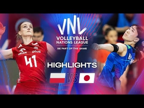 Pol Vs Jpn Highlights Week Women S Vnl Women