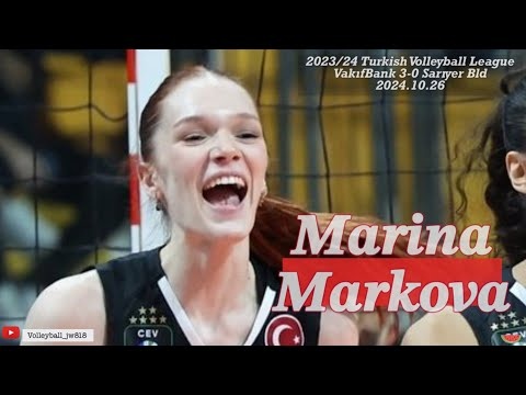 Marina Markova Rising Star Vakifbank Vs Sariyer Bld Turkish