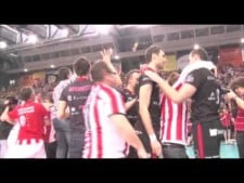 Resovia fans celebration after Polish Champion title 2011/12