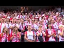 Polish fans (Poland - Argentina, World League 2013)