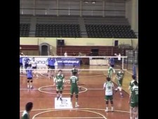 Guillaume Samica warm-up huge spike