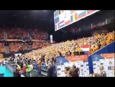 Dutch anthem in Ahoy Arena