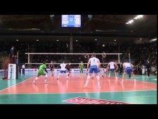 Travica and Kooy nice action (Macerata - Halkbank)