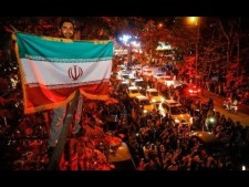 Celebration Iran ascent in Olympic