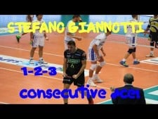 Stefano Giannotti aces in match Latina - Padova