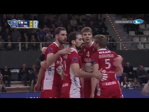 Uroš Kovačević as setter (Trentino - Maaseik)