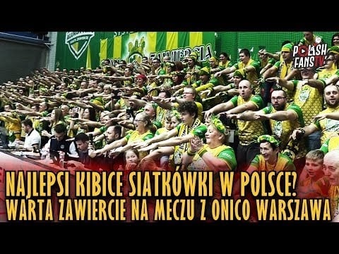 Warta Zawiercie fans in match Warta Zawiercie - ONICO Warsaw