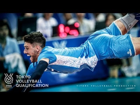 Amazing Volleyball Rally and Great Defences in OQT 2019