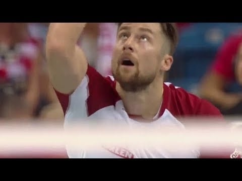 Michał Kubiak serve show vs Serbia