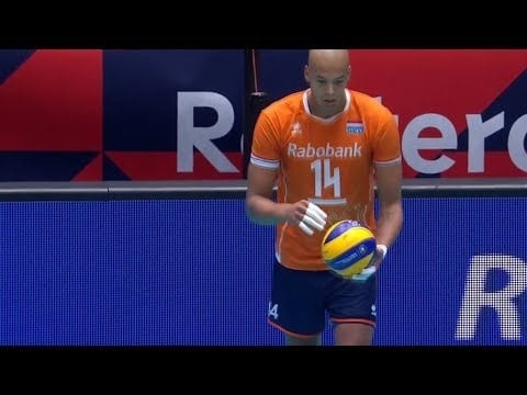 Nimir Abdel Aziz 9 aces vs Montenegro (EuroVolley 2019)