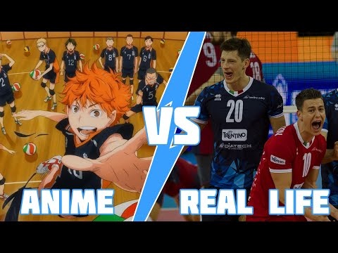 Haikyuu in Real Life !? Best Volleyball Actions (HD) 