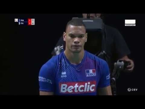 Stéphen Boyer hits 5 aces in a row – EuroVolley 2019