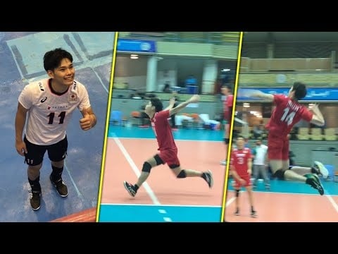 Japan National Team warm-up spikes and more