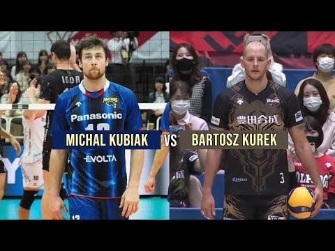 Bartosz Kurek Vs Michal Kubiak In Match Panasonic Panthers Vs Wolfdogs Nagoya Volleybox