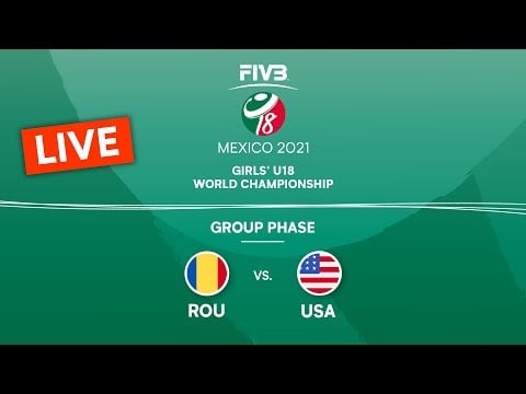 Rou Vs Usa Group Phase Girls U18 Volleyball World Champs 21 Women Volleybox