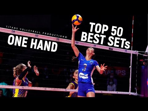 TOP 50 BEST Volleyball SETs ONE HAND 2019 - 2021