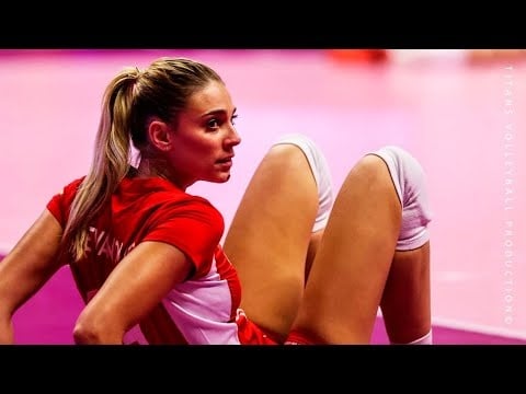 Legendary Middle Blocker from Serbia - Jovana Stevanovic at VNL 2022