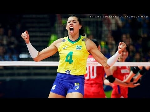 TOP 10 Monster Volleyball Blocks 1 vs 1 by Ana Carolina Da Silva | World Cup 2022