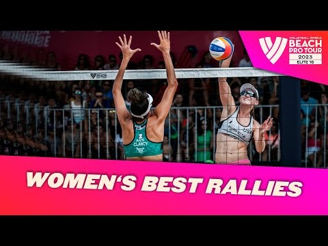 UNBELIEVEABLE ?‍? Women's Longest Rallies (SO FAR) | Beach Pro Tour 2023