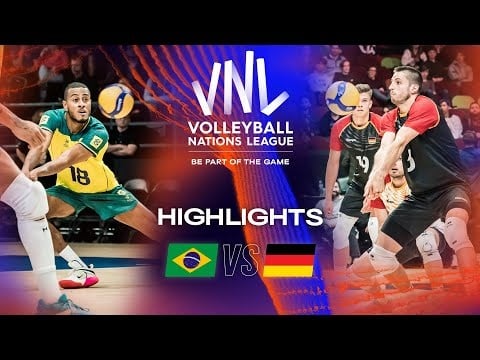 BRA vs. GER - Highlights Week 1 | Men's VNL 2023