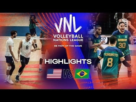 USA vs. BRA - Highlights Week 1 | Men's VNL 2023