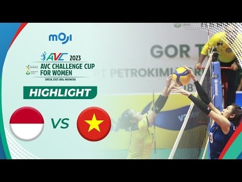 Final Match Highlight Indonesia ?? vs Vietnam ?? (2-3) AVC Challenge Cup for Women 25 June 2023!