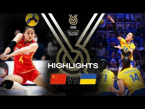 Chn Vs Ukr Highlights Women S Oqt Women Volleybox