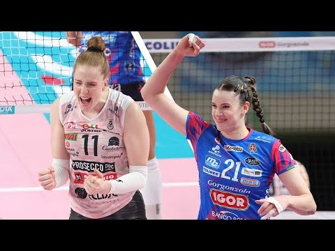 All “MEGA" Rallies in Novara vs. Conegliano | Serie A1 2023/24 - Round 10