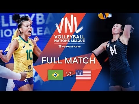 🇧🇷 BRA vs. 🇺🇸 USA - Final | Women’s Full Match | VNL 2021 :: Women ...