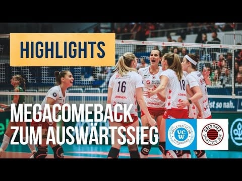 Highlights from VC Wiesbaden against Dresdner SC