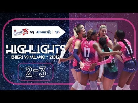 Highlights Reale Mutua Fenera Chieri Allianz Vero Volley Milano Women Volleybox