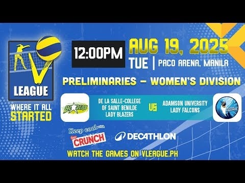 Benilde Lazy Blazers vs. Adamson Lady Falcons