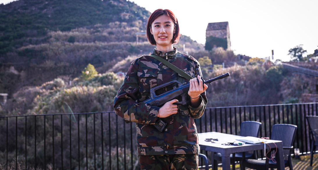 The first experience of the Chinese women's volleyball team's military training