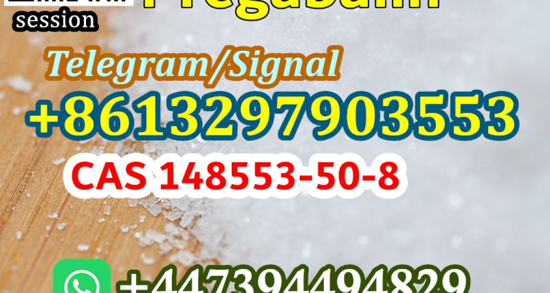 High quality cas 148553-50-8 Pregabalin crystal powder Lyrica Telegram/Signal+8613297903553