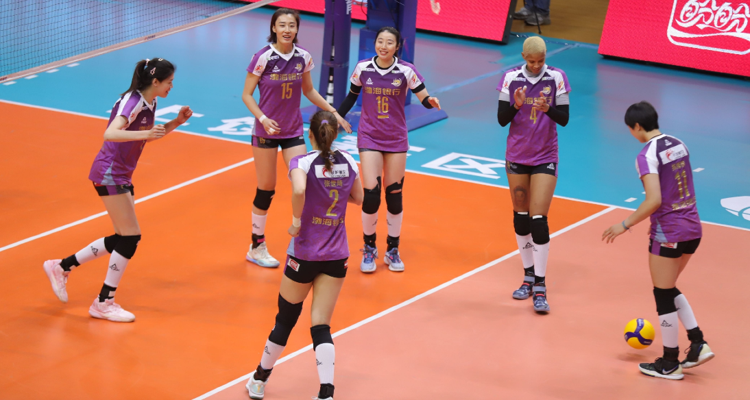 The first round of the final of the super championship and runner-up: Tianjin Bohai Bank 3-0 Shanghai Guangming Youbei