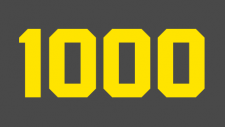 We have 1000 registered users!