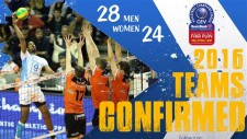 28 men’s, 24 women’s teams will be starring in 2016 CEV DenizBank Volleyball Champions League