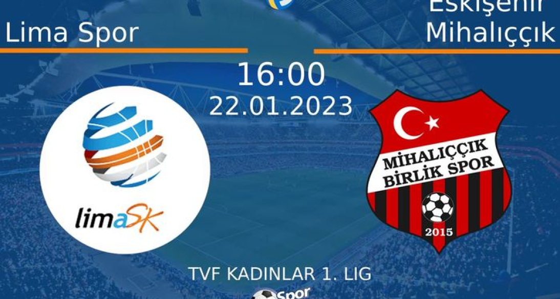 TVF Women's Decoupling between Lima Spor and Eskişehir Mihalıççık 1. The league match, the live match will be available to watch on TVF Volleyball TV Youtube channel(s).