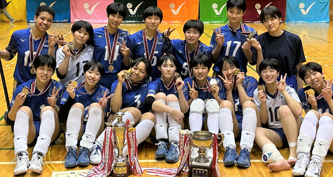 Kinrankai wins 28th Sakura Volleyball Tournament 2023