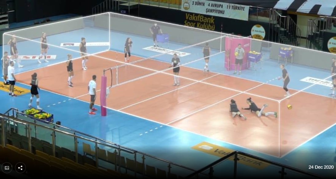 High level technology introduced on the volleyball courts :: Women