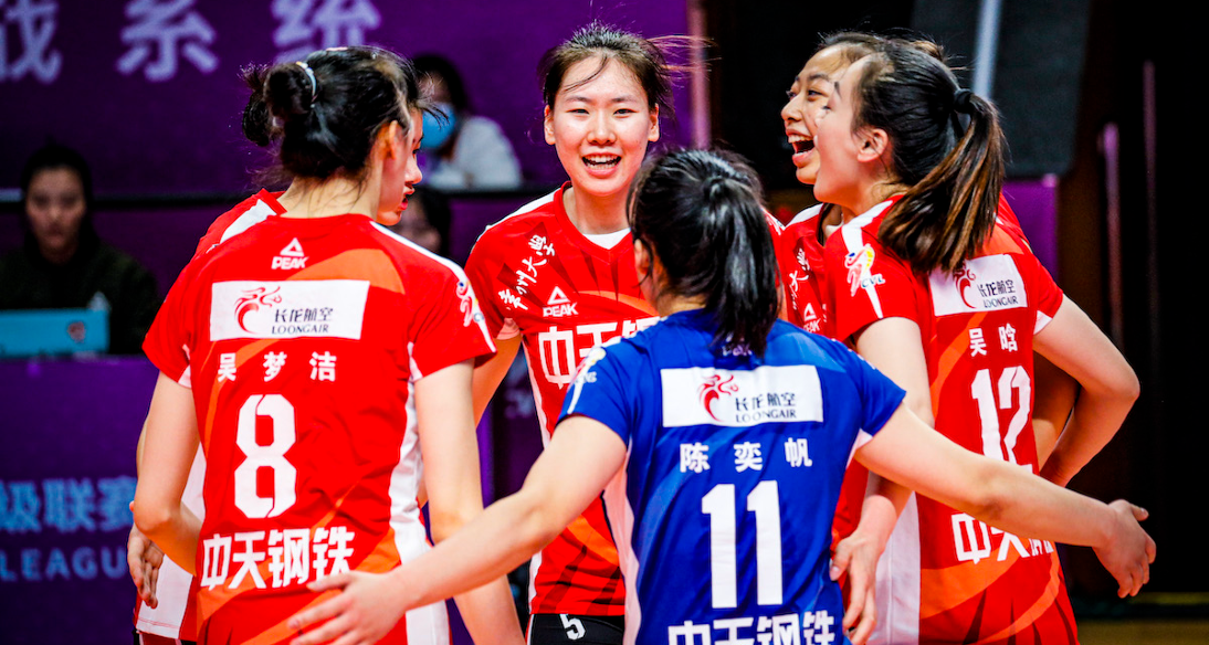 Jiangsu Zhongtian Iron and Steel 3-0 Henan Women's Volleyball Team 