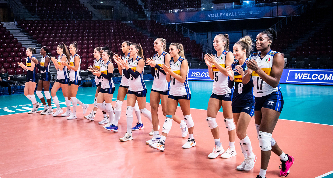 Волейбол женщины. Volleyball Nations League. Волейболистка. Южная Корея : волейбольная лига.