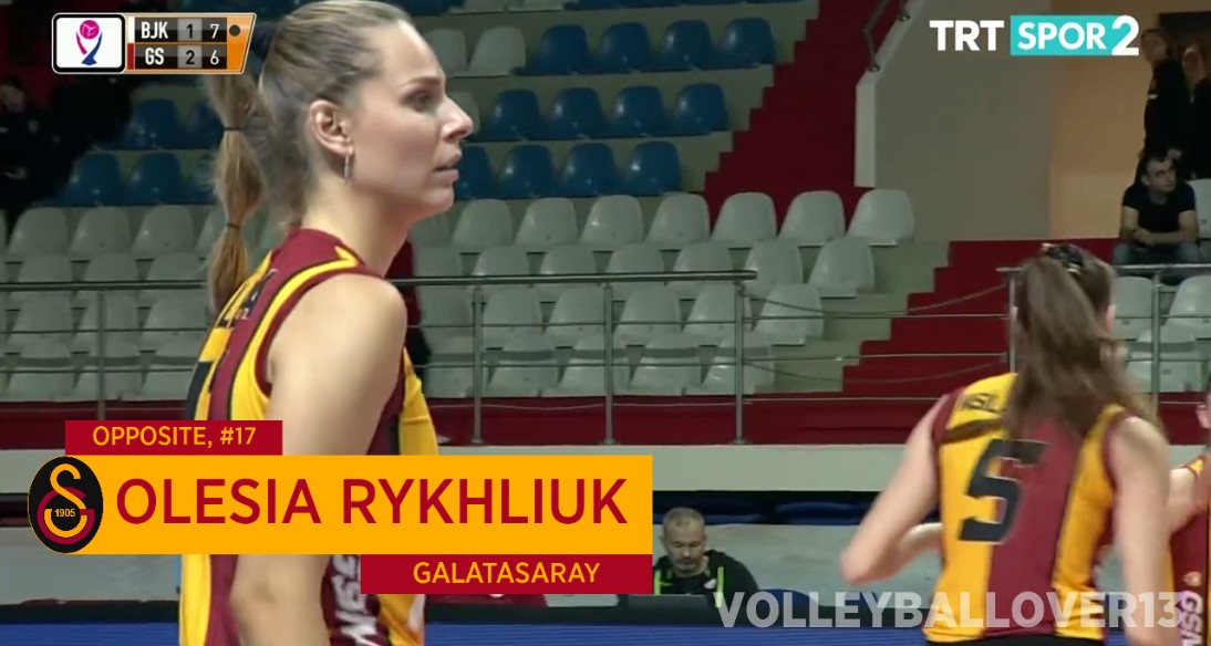 Olesia Rykhliuk (Galatasaray - Beşiktaş 2019 Vestel Venüs Sultanlar Ligi Highlights)