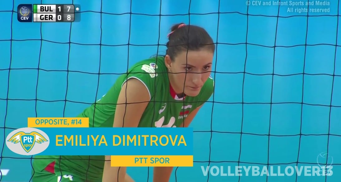Emiliya Dimitrova (Bulgaria - Germany 2017 Eurovolley Playoff Highlights)