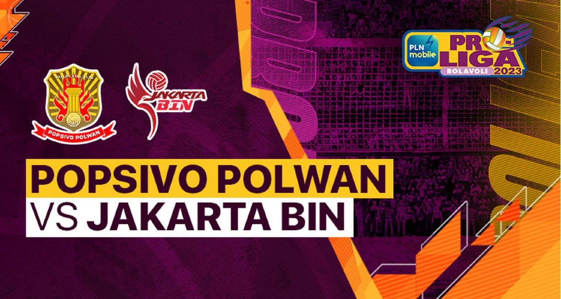 Full Match | Jakarta Popsivo Polwan vs Jakarta BIN (3 - 2) | PLN Mobile Proliga Putri 2023 | Vidio