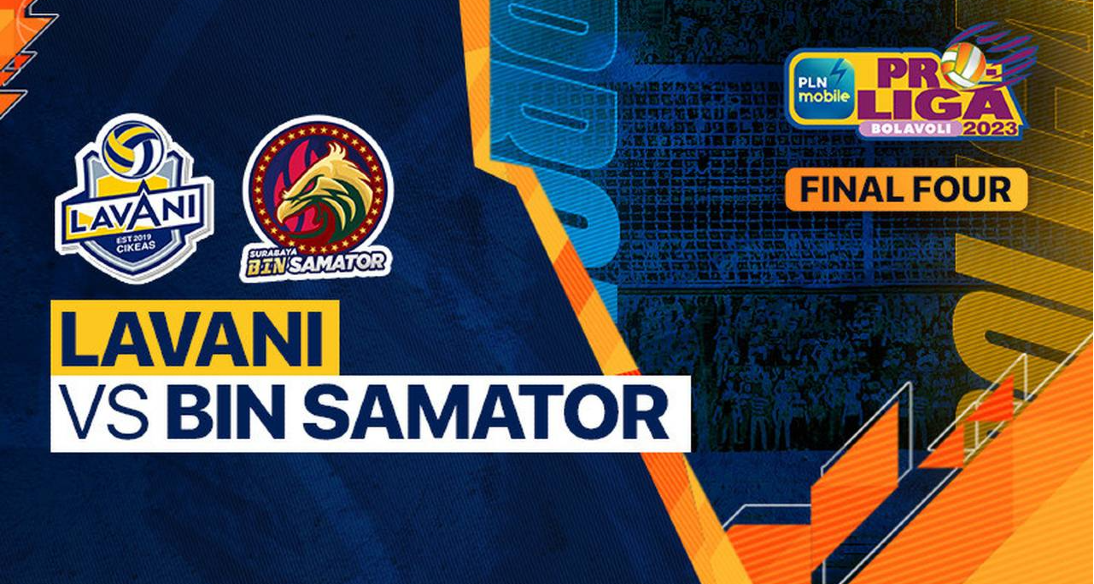 Full Match | Final Four Putra: Jakarta Lavani Allo Bank vs Surabaya BIN Samator | PLN Mobile Proliga Putra 2023 | Vidio