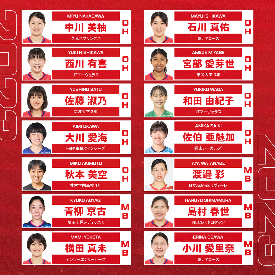 Vnl 2023 Japan Team